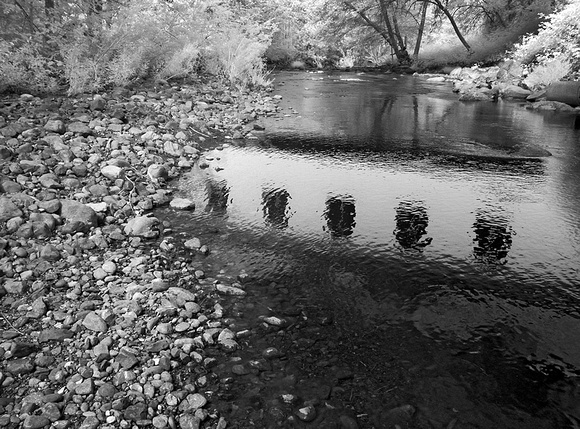 Grave Creek (Covered Bridge Reflection)