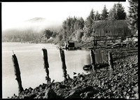 Boat Barn, Along the Lower Alsea, Oregon