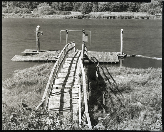 Abandoned Dock, Along the Lower Alsea, Oregon
